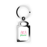 AKA Forever Rectangle Photo Keyring