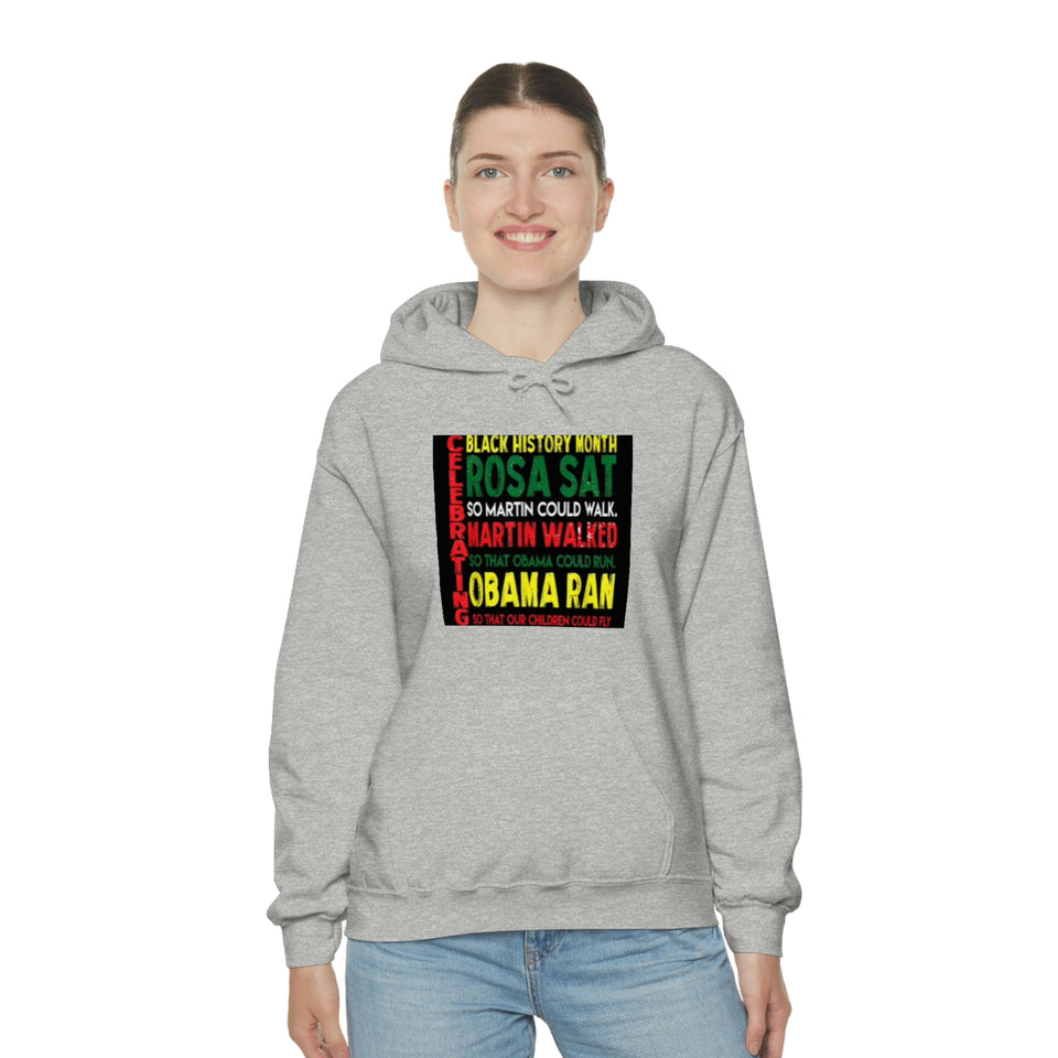 Celebrating Black History Month Unisex Heavy Blend™ Hooded Sweatshirt