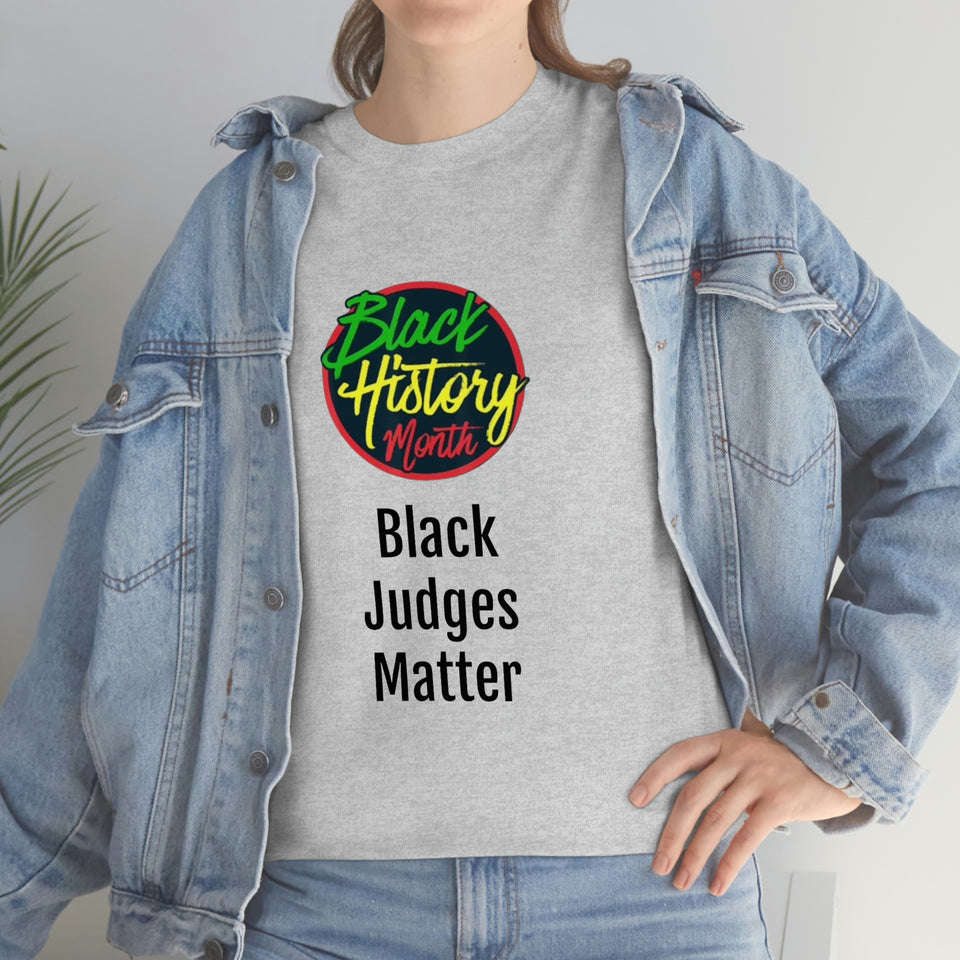 Black Judges Matter Cotton Tee