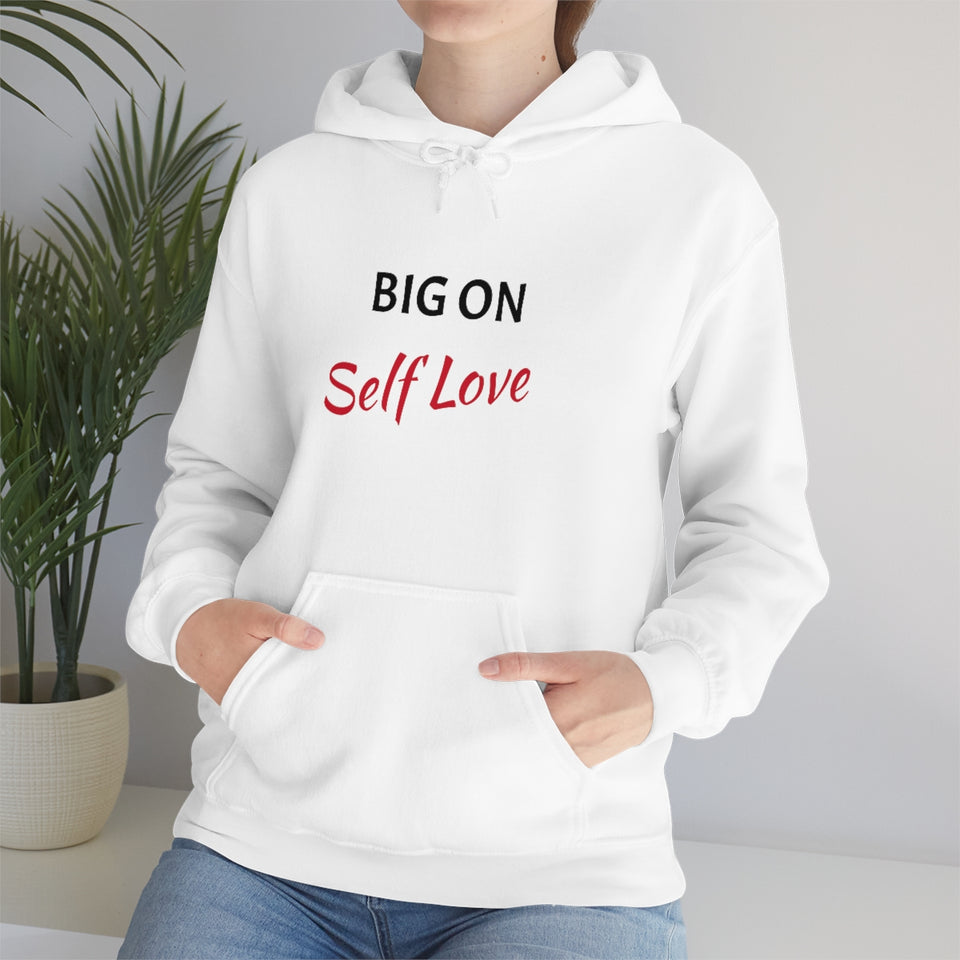 Big On Self Love Unisex Heavy Blend™ Hooded Sweatshirt