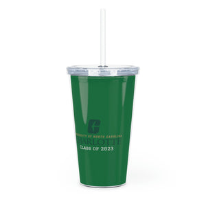 UNCC Class of 2023 Plastic Tumbler with Straw