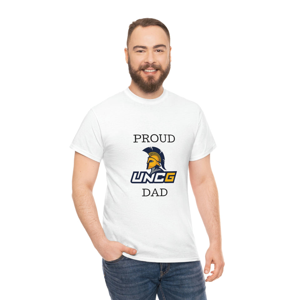 Proud UNCG Dad Cotton Tee