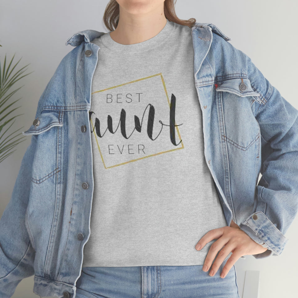 Best Aunt Ever Unisex Heavy Cotton Tee