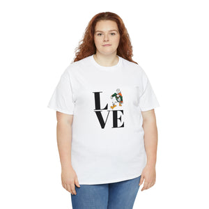 LOVE University of Miami Unisex Heavy Cotton Tee