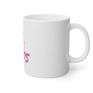 Act Like A Lady Think Like a Boss White Mug, 11oz