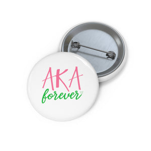 AKA Forever Custom Pin Buttons