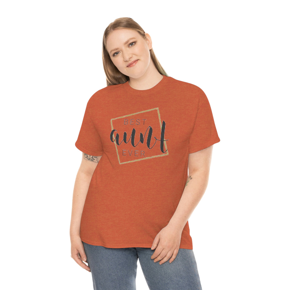Best Aunt Ever Unisex Heavy Cotton Tee