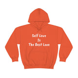 Self Love Is The Best Love Unisex Heavy Blend™ Hooded Sweatshirt