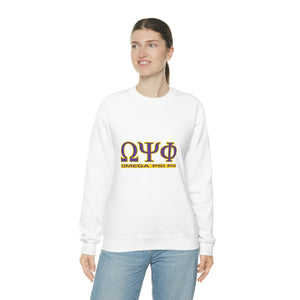 Omega Psi Phi Unisex Heavy Blend™ Crewneck Sweatshirt