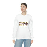 Omega Psi Phi Unisex Heavy Blend™ Crewneck Sweatshirt