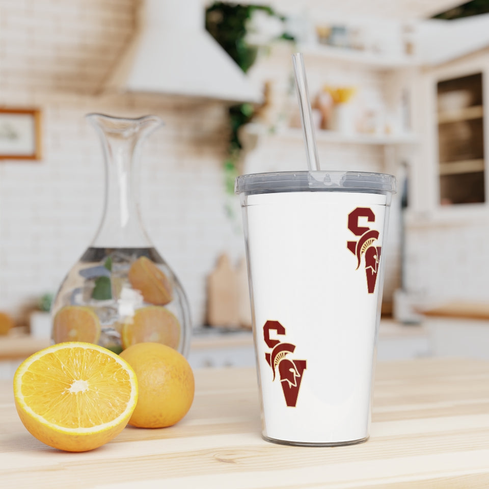Sun Valley Plastic Tumbler with Straw