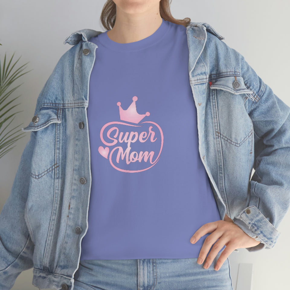 Super Mom Unisex Heavy Cotton Tee