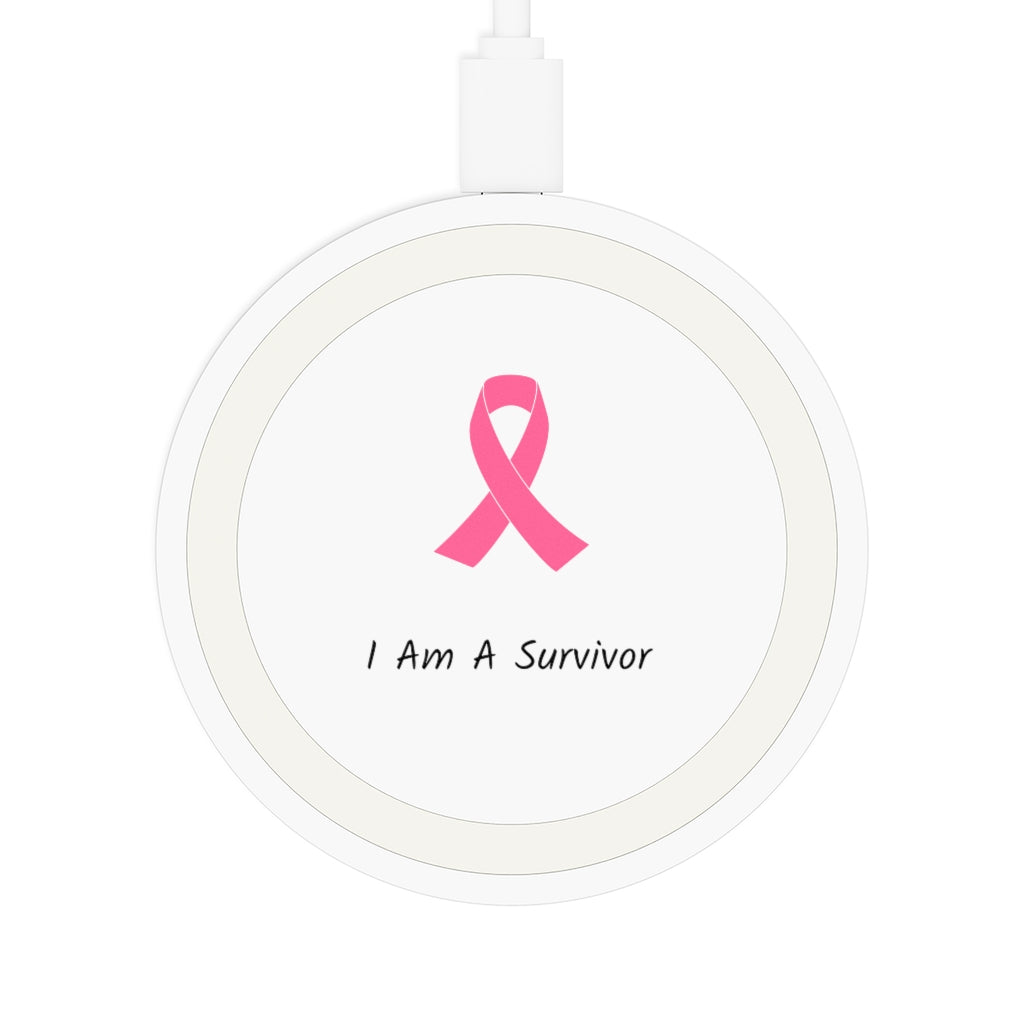 Breast Cancer Awareness Survivor Wireless Charging Pad