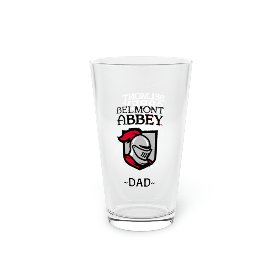 Belmont Abbey Dad Pint Glass, 16oz