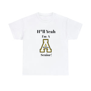 H*ll Yeah! App State Senior Unisex Heavy Cotton Tee