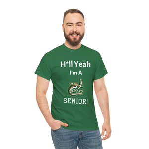 H*ll Yeah! UNC Charlotte Senior Unisex Heavy Cotton Tee