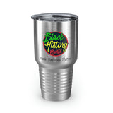 Black Barbers Matter Ringneck Tumbler, 30oz