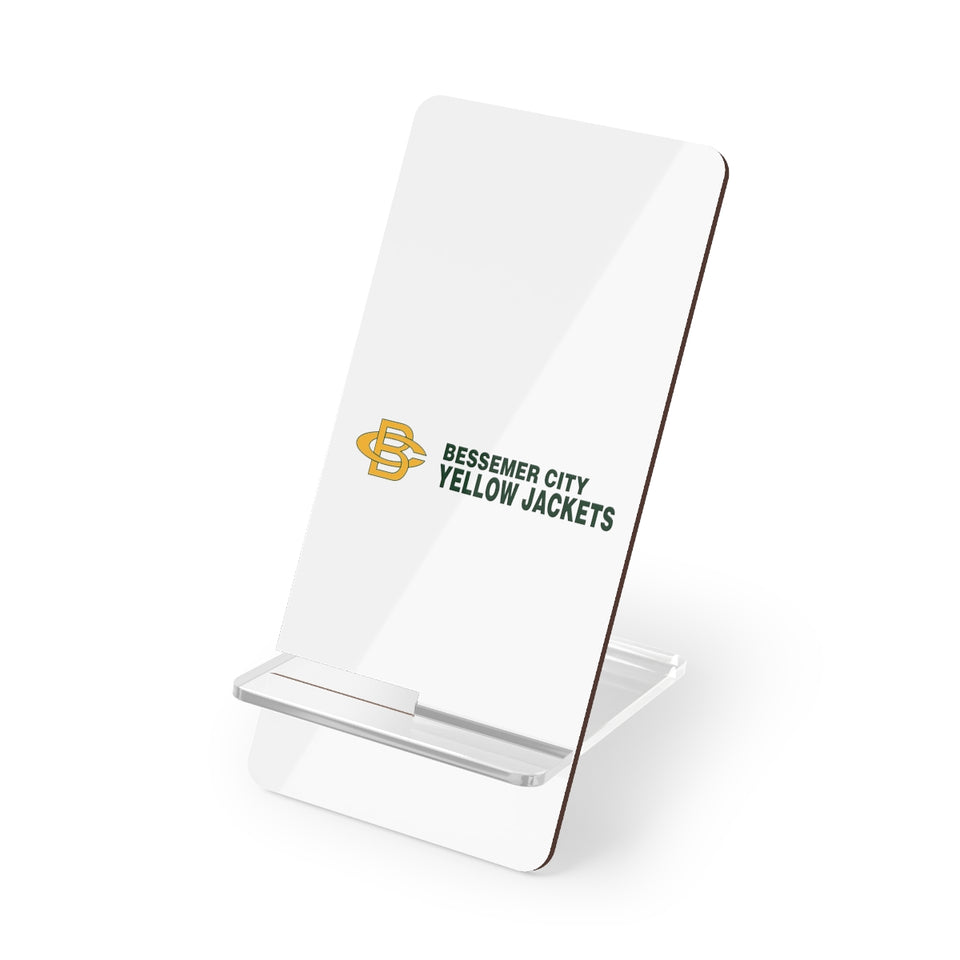 Bessemer City Yellow Jackets Mobile Display Stand for Smartphones