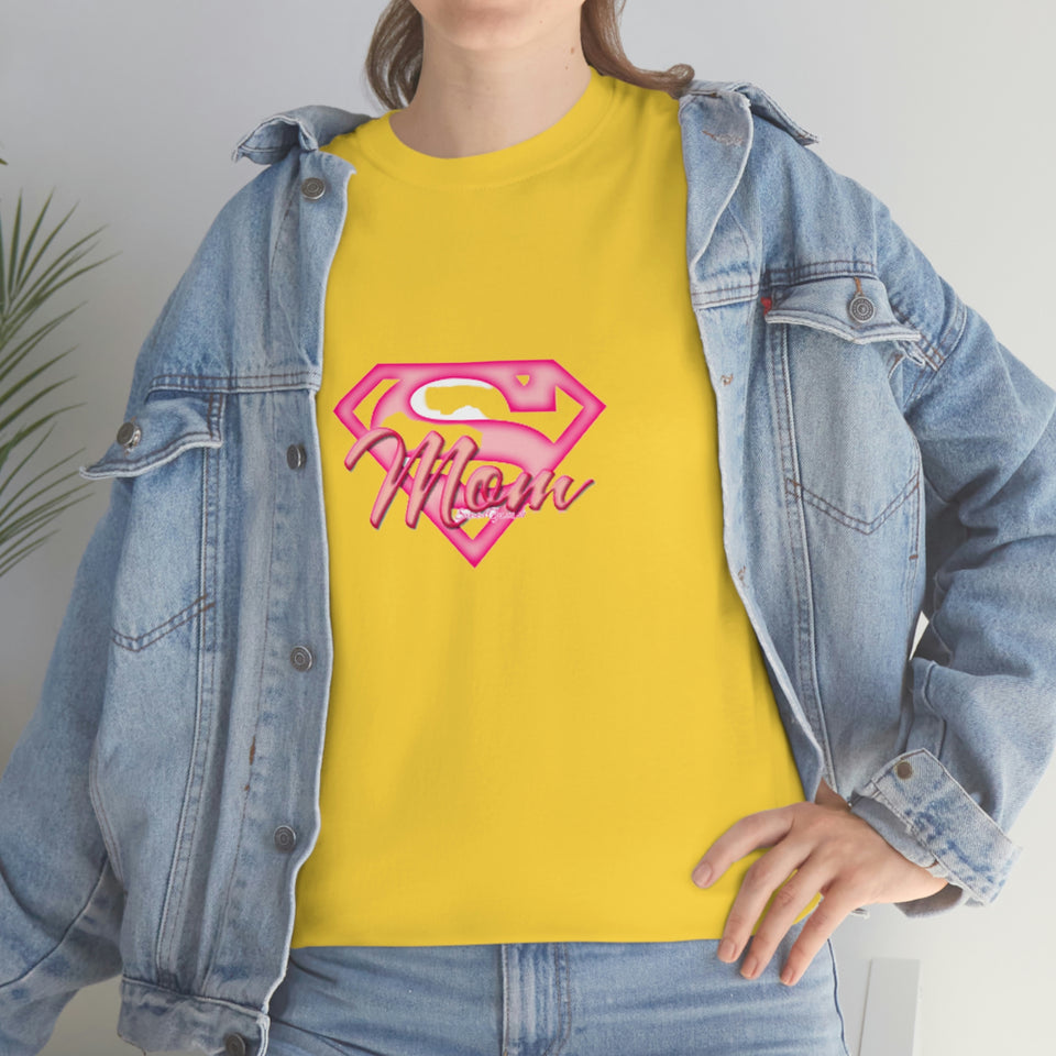 Today's Single Mom Superwoman Unisex Heavy Cotton Tee