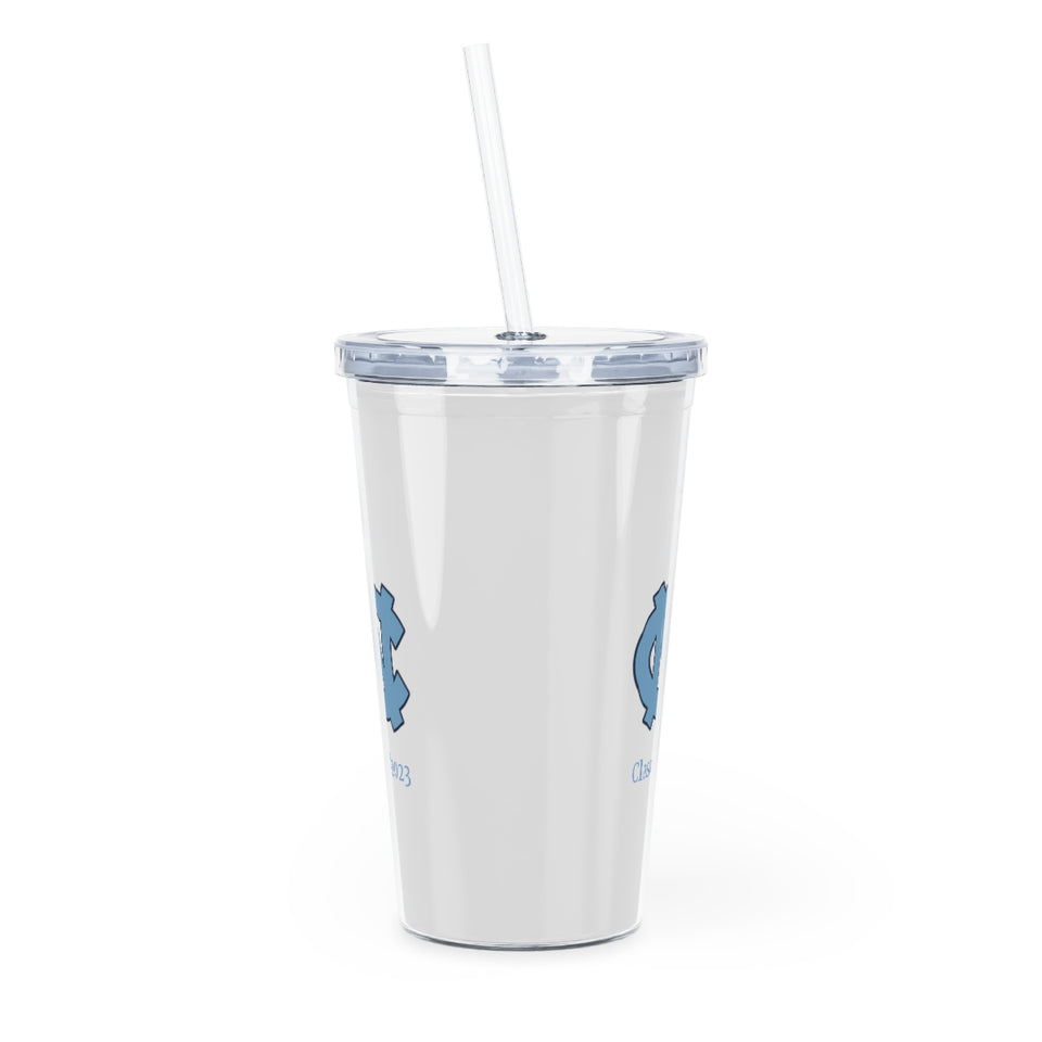 UNC Class of 2023 Plastic Tumbler with Straw