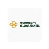 Bessemer City Yellow Jackets Square Magnet