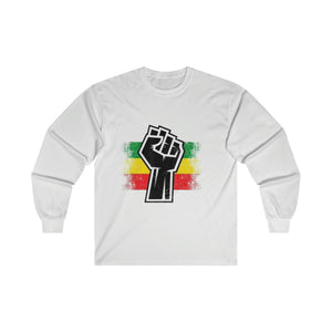 Black Fist Ultra Cotton Long Sleeve Tee