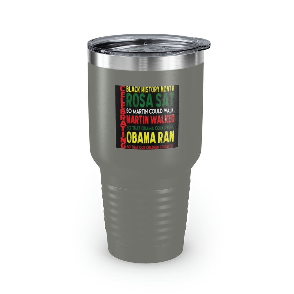 Celebrating Black History Month Ringneck Tumbler, 30oz