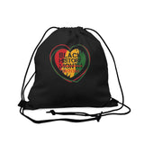 Black History 24/7/365 Outdoor Drawstring Bag