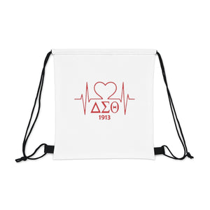 Delta Heartbeat Outdoor Drawstring Bag