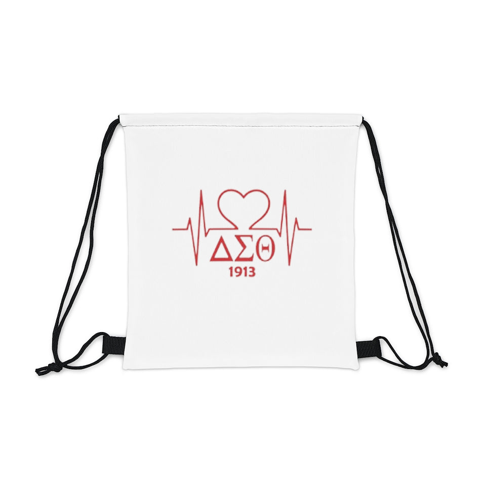 Delta Heartbeat Outdoor Drawstring Bag