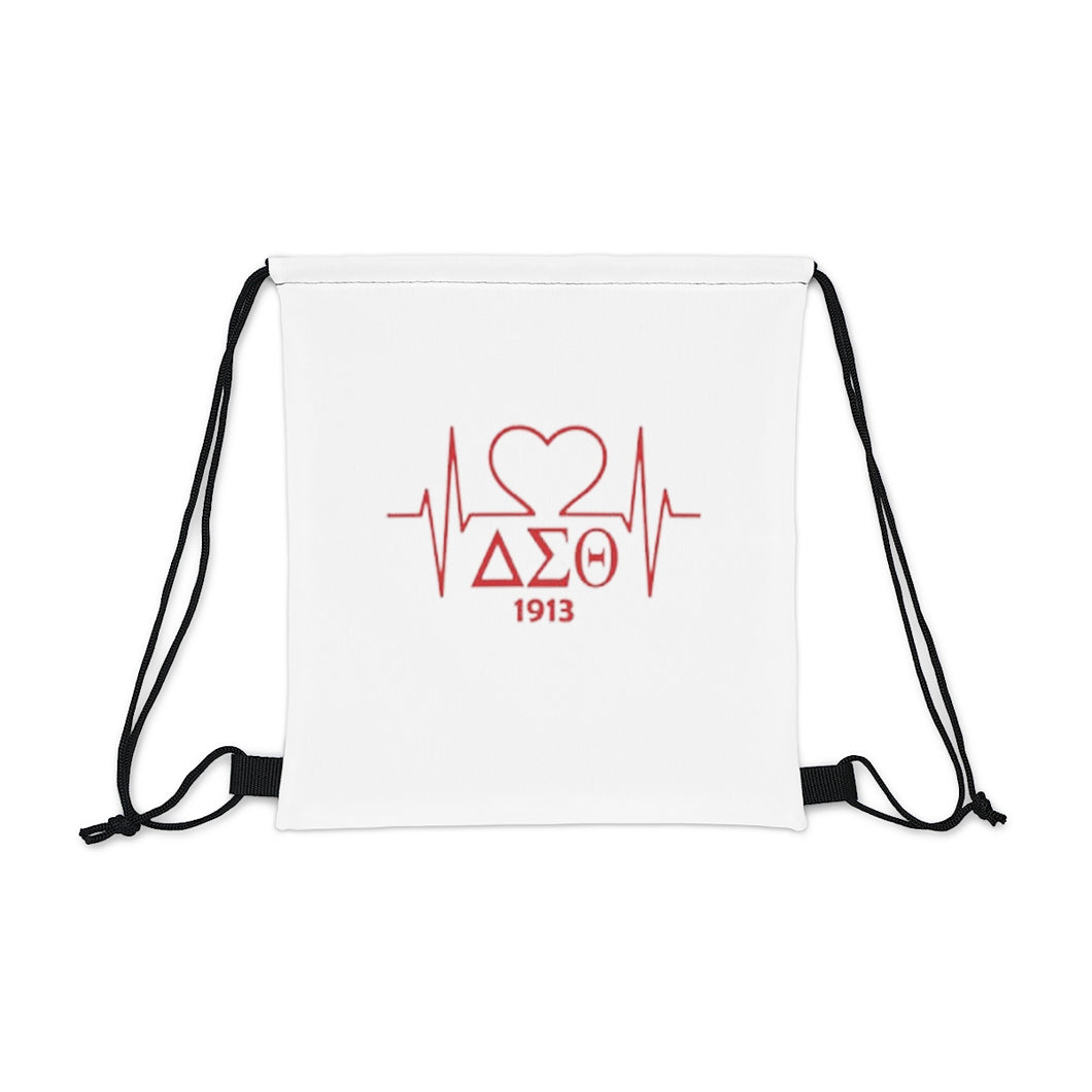 Delta Heartbeat Outdoor Drawstring Bag