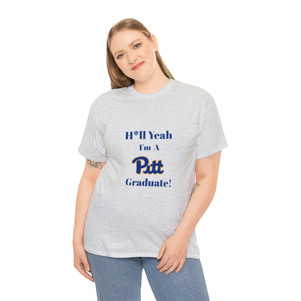 H*ll Yeah! University of Pittsburgh Unisex Heavy Cotton Tee