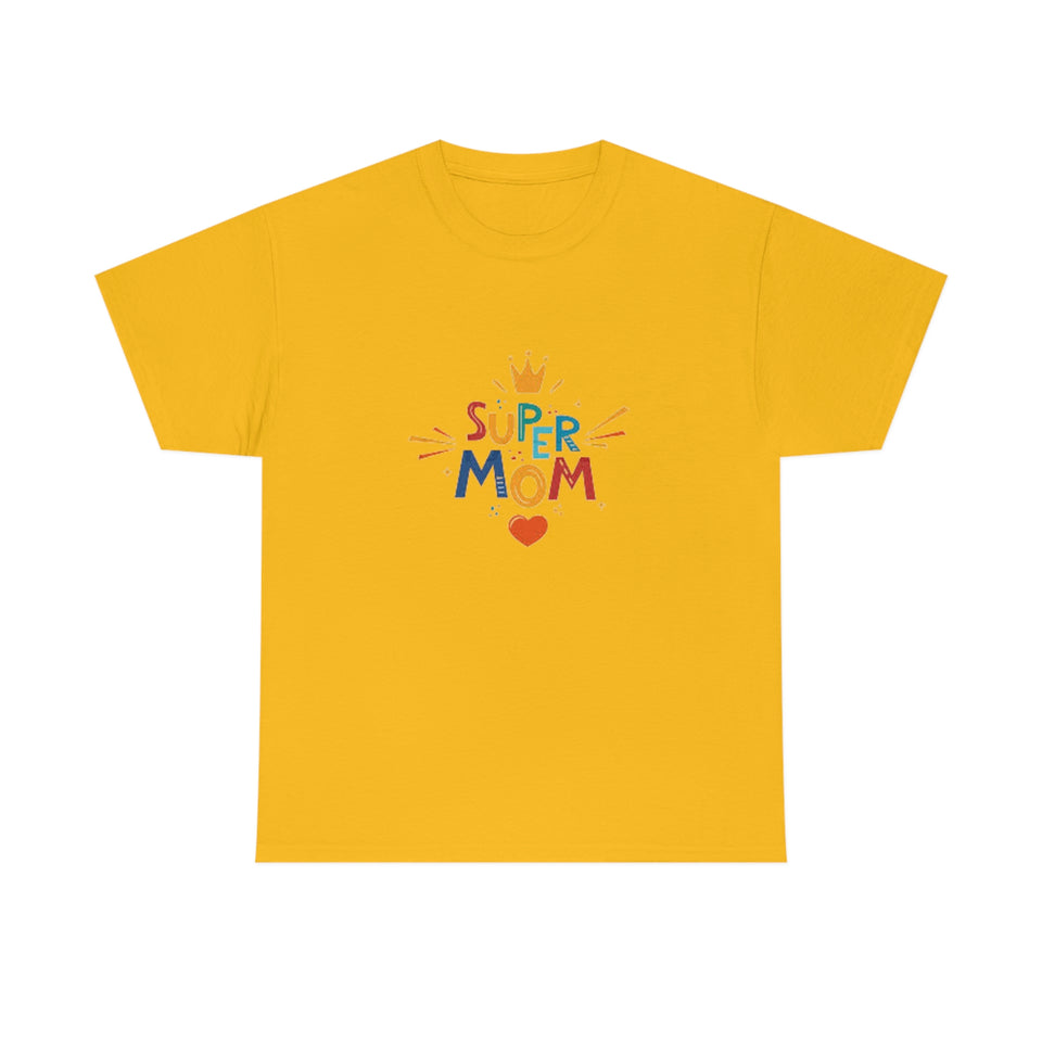 Super Mom Unisex Heavy Cotton Tee