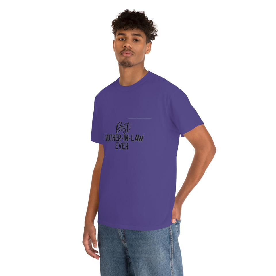 Best Mother In Law Ever Unisex Heavy Cotton Tee