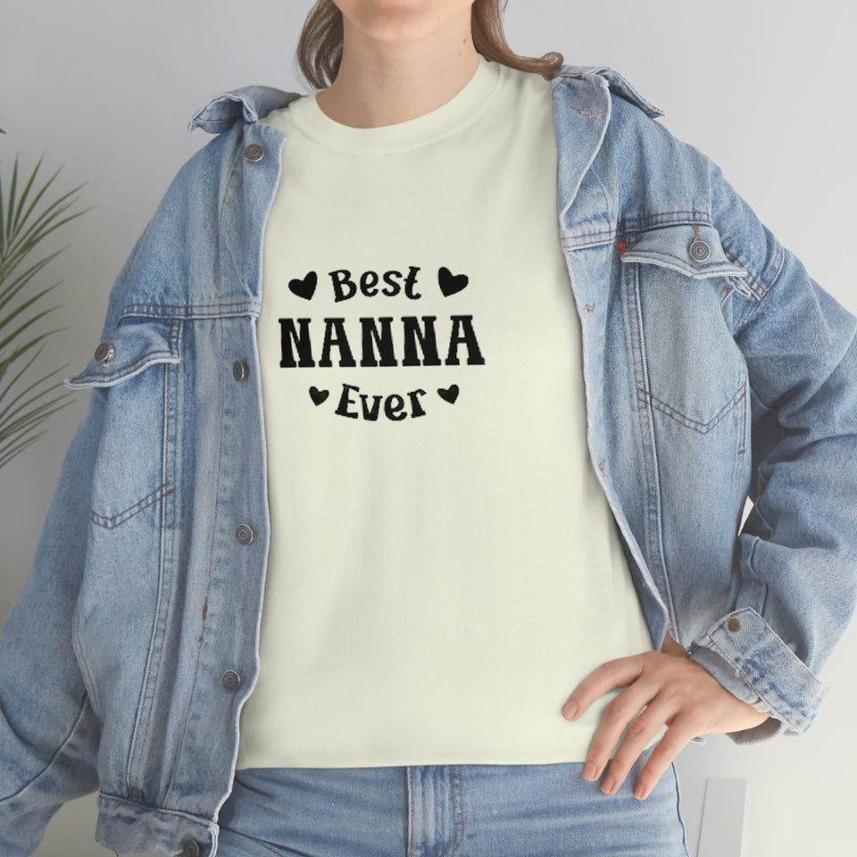 Best Nanna Ever Unisex Heavy Cotton Tee