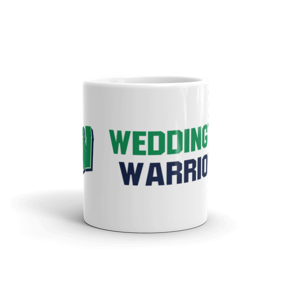 Weddington Warriors White glossy mug