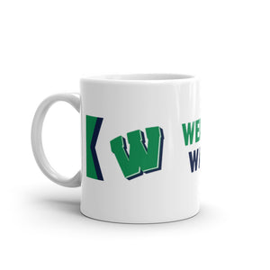 Weddington Warriors White glossy mug