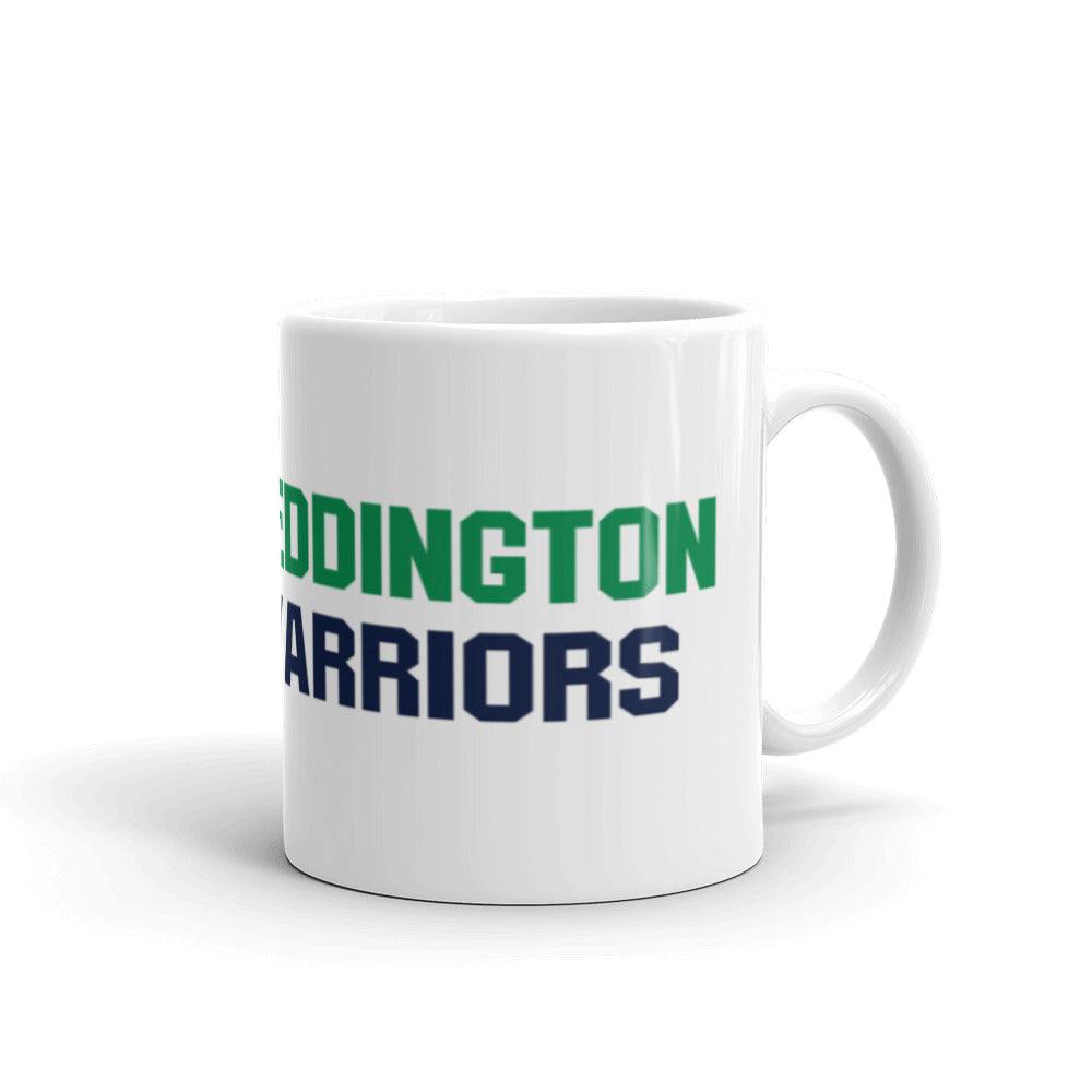 Weddington Warriors White glossy mug